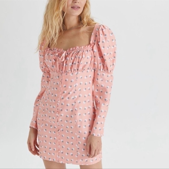 Urban Outfitters Dresses & Skirts - 𝅺nwt Urban Outfitters puffed sleeve mini dress